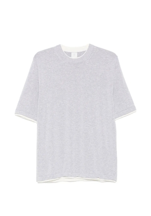 Eleventy layered-detail T-shirt - Grey