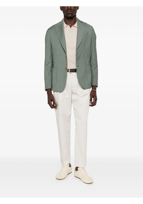 VELA SHOP notch-lapel single-breasted blazer - Green