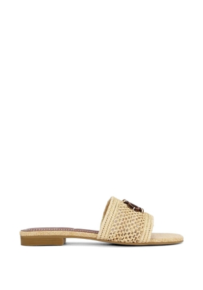 Simkhai woven logo sandals - Neutrals