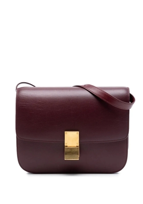Celine Pre-Owned 2017 Medium Calfskin Classic Box crossbody bag - Red
