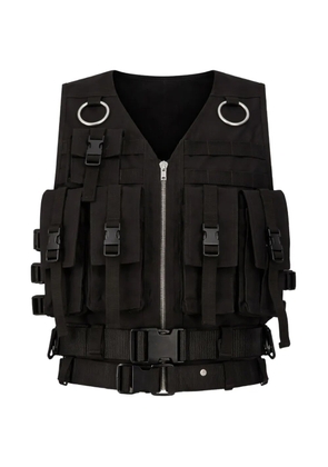 Rick Owens Temple multi-pocket supply vest - Black