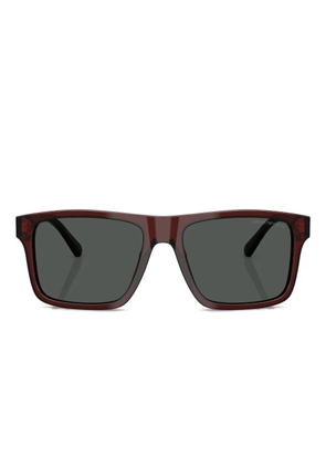 Emporio Armani square-frame sunglasses - Red
