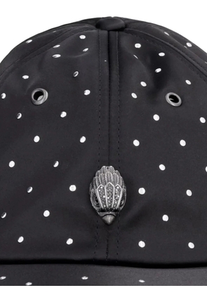 Kurt Geiger Kensington polka-dot cap - Black