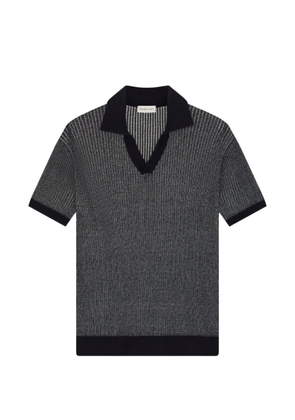 Frescobol Carioca Rino ribbed-knit T-shirt - Blue