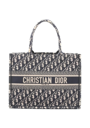 Christian Dior Pre-Owned 2010s medium Book Tote oblique tote bag - Blue