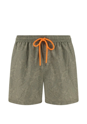 Boggi Milano paisley-print swim shorts - Green