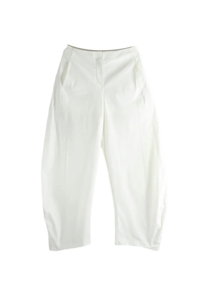 Amomento curved-seam balloon trousers - White