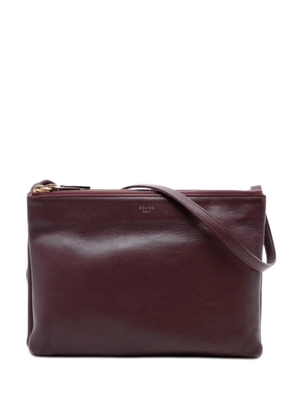 Celine Pre-Owned 2017 Large Lambskin Trio crossbody bag - Red