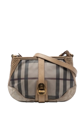 Burberry Pre-Owned 2000-2017 Smoke Check Coated Canvas Bartow crossbody bag - Neutrals
