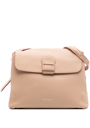 Burberry Pre-Owned 2000-2017 Medium House Check Trimmed Leather Camberley satchel - Neutrals