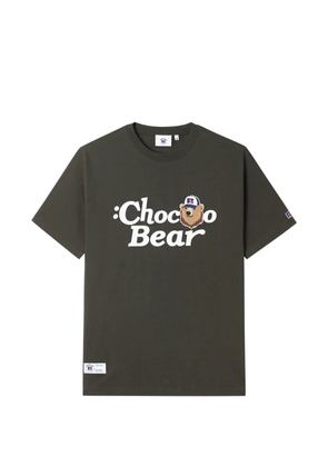 CHOCOOLATE graphic-print cotton T-shirt - Grey