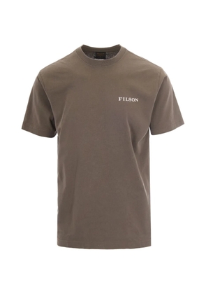 Filson logo-print graphic-back t-shirt - Brown