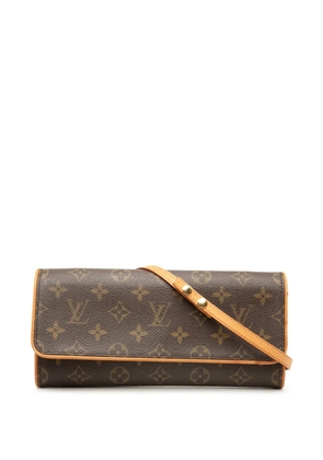 Louis Vuitton Pre-Owned 2001 Monogram Pochette Twin GM crossbody bag - Brown