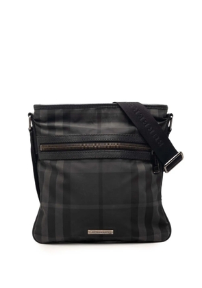 Burberry Pre-Owned 2000-2017 Smoke Check Nylon crossbody bag - Grey