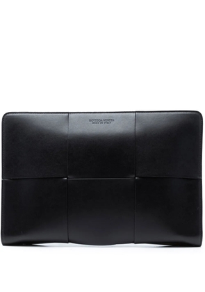 Bottega Veneta Pre-Owned 2012-2026 Calfskin Maxi Intrecciato Arco Document Case business bag - Black