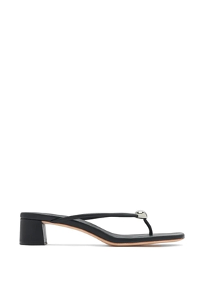 Loeffler Randall Odessa embellished leather sandals - Black