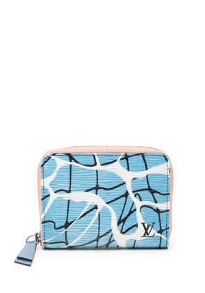Louis Vuitton Pre-Owned 2015 Epi Aqua Zippy Purse coin pouch - Blue