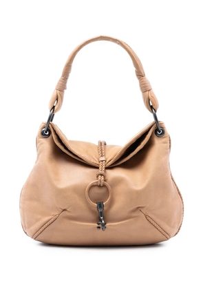 Bottega Veneta Pre-Owned 2000-2007 Leather Braided shoulder bag - Brown