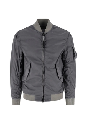 C.P. Company logo-detail bomber jacket - Grey