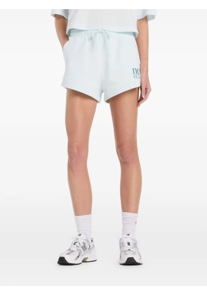 New Balance Reimagined Fleece logo-print shorts - Blue
