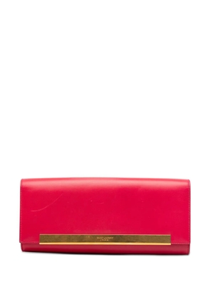 Saint Laurent Pre-Owned 2013-2026 Smooth Calfskin Lutetia Flap clutch bag - Pink