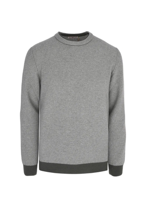Luciano Barbera textured-knit cashmere sweater - Grey
