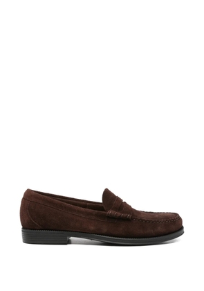 G.H.Bass Easy Weejuns Larson suede loafers - Brown