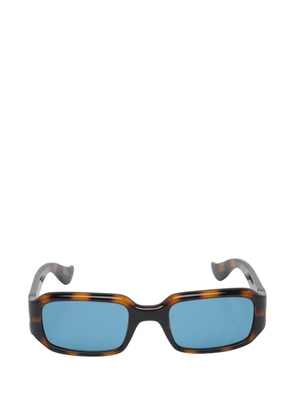 VALENTINO GARAVANI EYEWEAR VLogo Signature rectangle-frame sunglasses - Brown