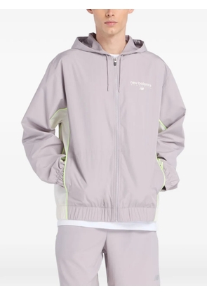 New Balance Trackside piping-detail jacket - Purple