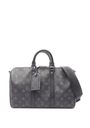 Louis Vuitton Pre-Owned 2021-2026 Monogram Eclipse Reverse Keepall Bandouliere 35 satchel - Black