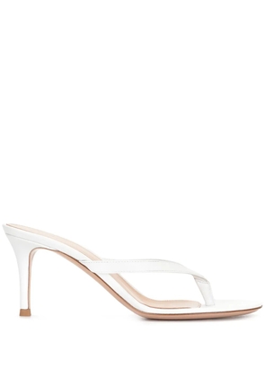 Gianvito Rossi 70mm Calypso thong sandals - White