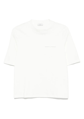 Peserico bead-embellished T-shirt - Neutrals