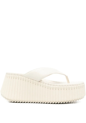 Chloé flatform sandals - Neutrals