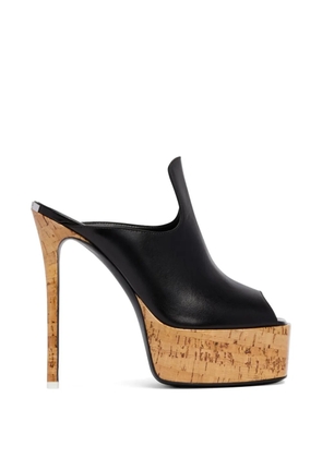 The Attico Irmelin platform sandals - Black