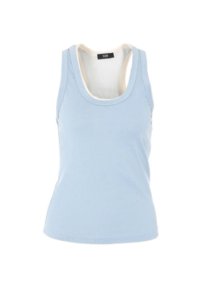 Eleh crewneck sleeveless top - Blue