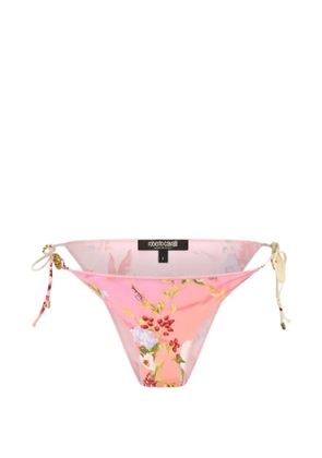 Roberto Cavalli Miami floral-print bikini bottoms - Pink