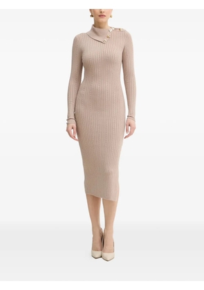 GUESS USA cable-knit midi dress - Neutrals
