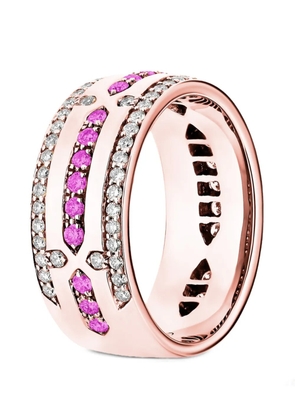 Goshwara G-Classics diamond pink sapphire ring