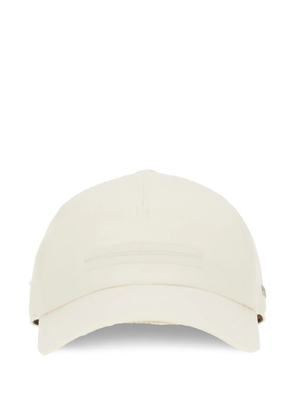 Zegna logo-embroidered baseball cap - Neutrals