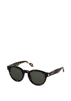 Just Cavalli tortoise round-frame sunglasses - Black