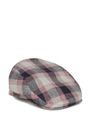 Lock & Co. Hatters Grosvenor checked beret - Neutrals