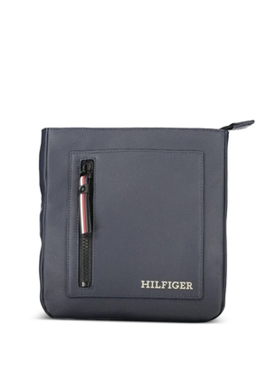 Tommy Hilfiger logo-detail messenger bag - Blue
