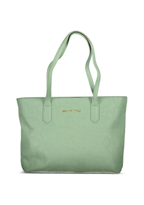 MARIO VALENTINO embossed logo tote bag - Green