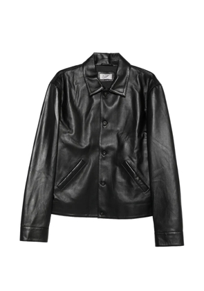 Pence Gioele leather jacket - Black