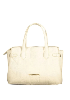 MARIO VALENTINO logo-embossed tote bag - Neutrals