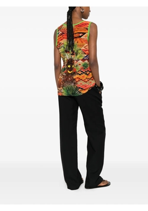 The Artistylist graphic-print tank top - Orange