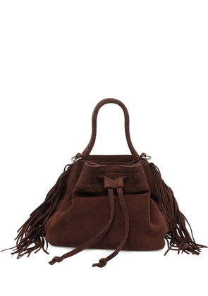 Vic Matie Sense fringe-detail shoulder bag - Brown