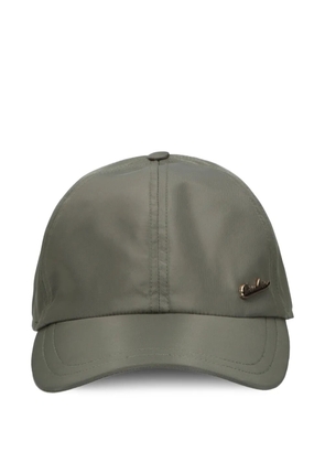 Borsalino logo-plaque baseball cap - Green