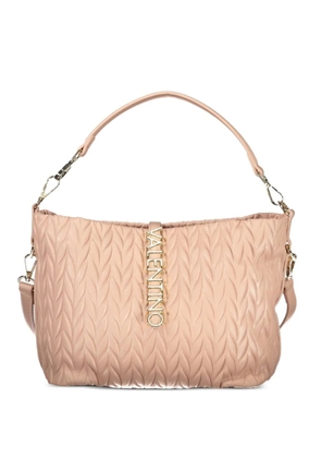 MARIO VALENTINO quilted logo-lettering tote bag - Pink