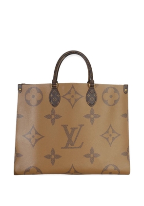 Louis Vuitton Pre-Owned 2021-2025 Reverse Monogram Onthego GM tote bag - Neutrals